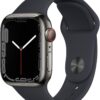 Apple Watch Series 7 (41mm) GPS+4G Smartwatch gold/mitternacht