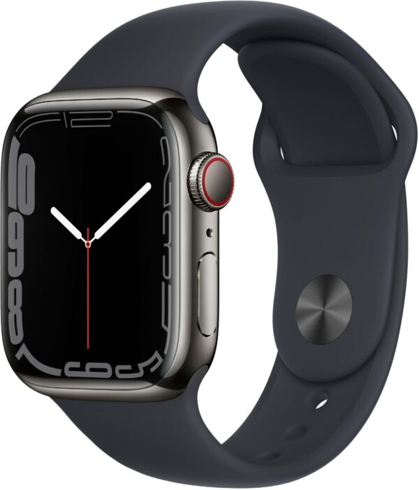 Apple Watch Series 7 (41mm) GPS+4G Smartwatch gold/mitternacht
