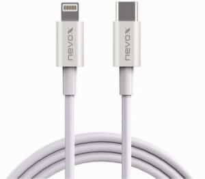 nevox Lightning>USB-C Kabel (1m) weiss