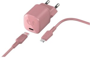 Fresh ´n Rebel USB-C Mini Charger (18W) Ladegerät inkl. Lightning Kabel (1