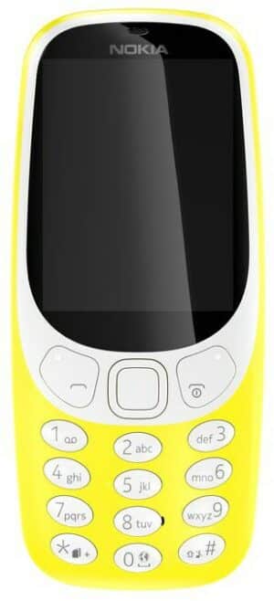 Nokia 3310 (2017) Dual-SIM Tasten Handy gelb