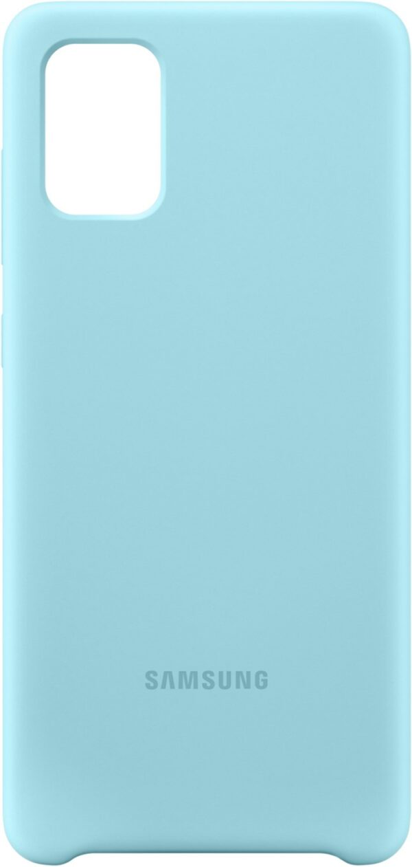 Samsung Silicone Cover für Galaxy A71 blau