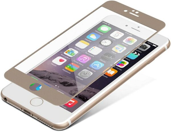Zagg InvisibleShield Glass Luxe Displayschutzglas für iPhone 6/6s gold