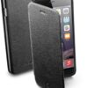 Cellular Line Buchklapptasche iPhone 6 Plus Schutz-/Design-Cover schwarz