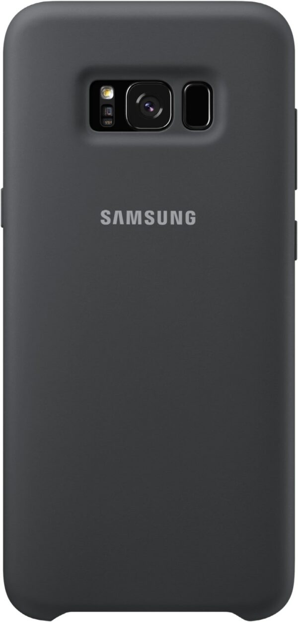 Samsung Silikon Cover für Galaxy S8+ dunkelgrau