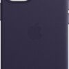 Apple Leder Case mit MagSafe für iPhone 12 mini dunkelviolett