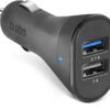 sbs Triple USB KFZ-Ladegerät (20W) schwarz
