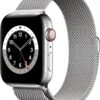 Apple Watch Series 6 (44mm) GPS+4G mit Milanaise-Armband silber