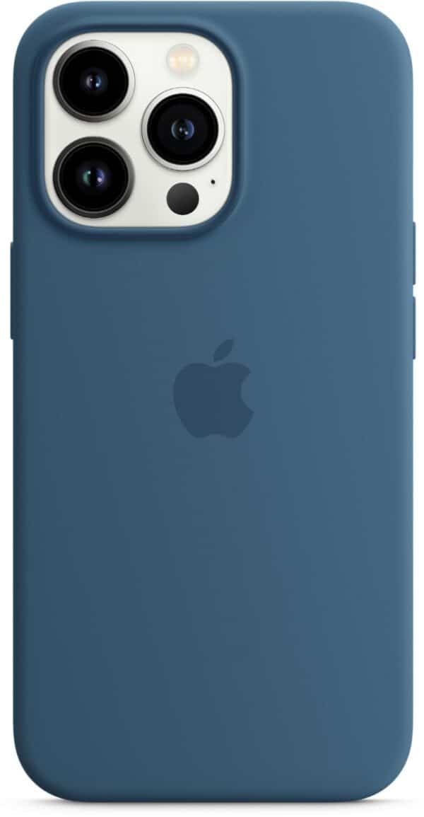 Apple Silikon Case mit MagSafe für iPhone 13 Pro eisblau
