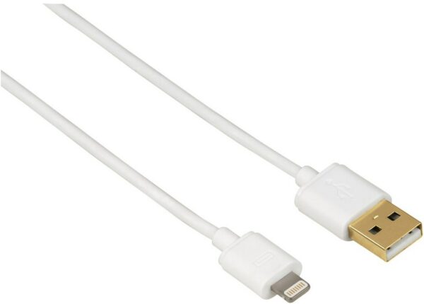 Hama USB-Kabel für Apple iPhone 5 weiß