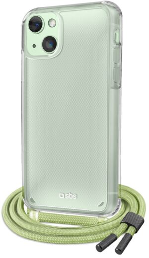 sbs Necklace Case für iPhone 13 transparent/grün