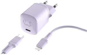 Fresh ´n Rebel USB-C Mini Charger (20W) inkl. Lightning Kabel (2m) Dreamy Lilac
