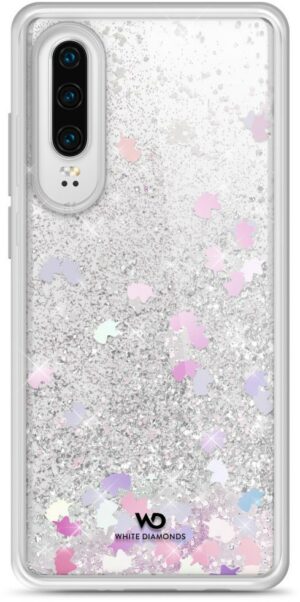 White Diamonds Cover Sparkle für Huawei P30 unicorns