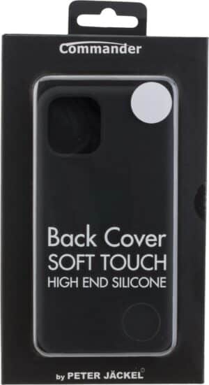 Commander Back Cover Soft Touch für iPhone 13/14 schwarz