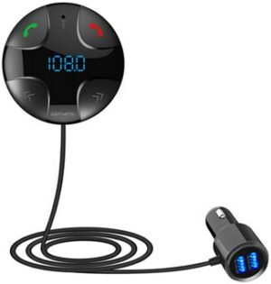 4smarts Kfz-FM Transmitter Freisprechanlage mit Bluetooth und Ladefunktion