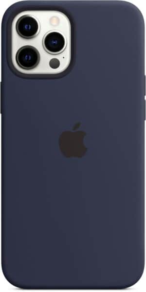 Apple Silikon Case mit MagSafe für iPhone 12 Pro Max dunkelmarine