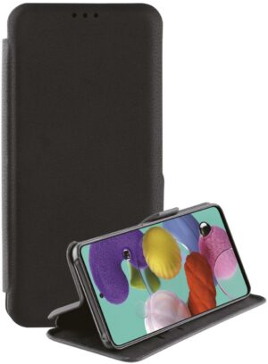 Vivanco Casual Buchtklapptasche für Galaxy A51 schwarz