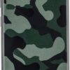 Commander Glas Back Cover Camouflage für iPhone SE (2020) grün