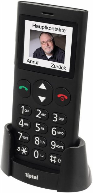 Tiptel Ergophone 6260 Seniorenhandy schwarz