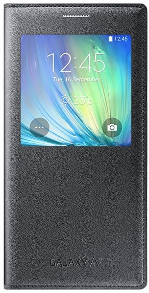 Samsung S-View Cover für Galaxy A7 charcoal