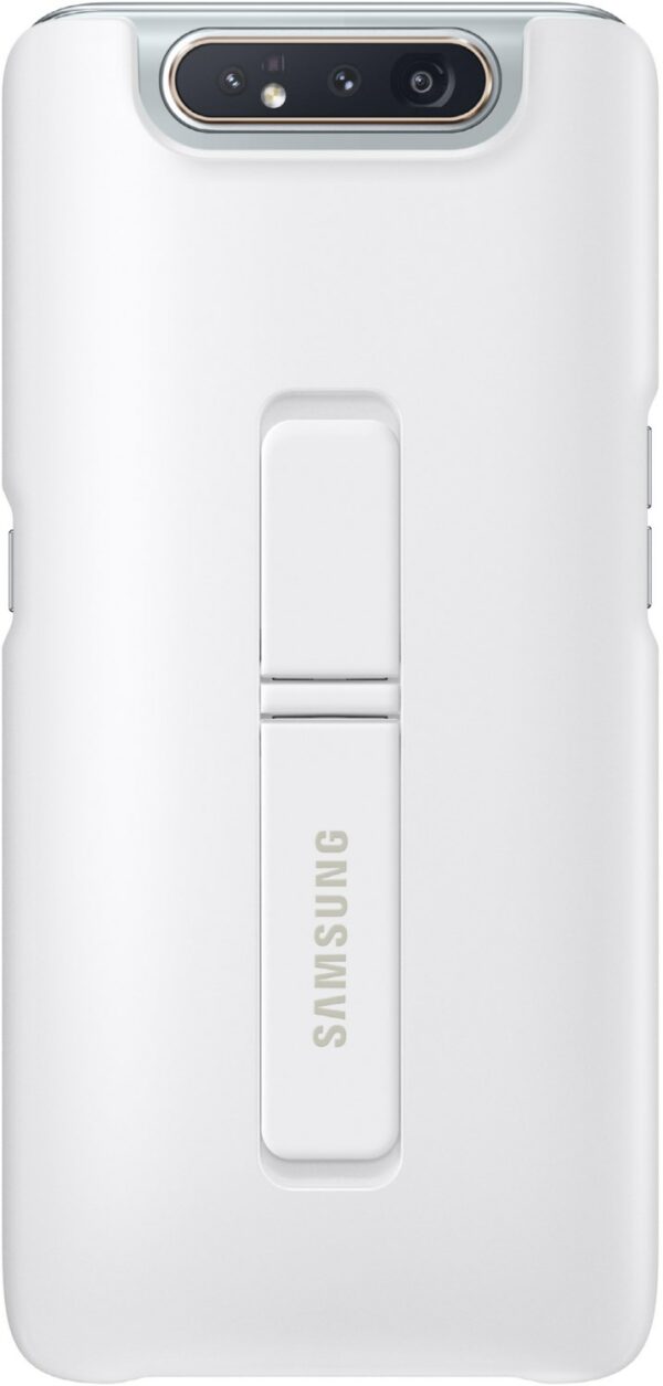 Samsung Standing Cover für Galaxy A80 weiß
