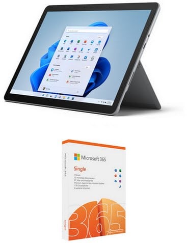 Microsoft Surface Go 3 (6500Y/128GB) Tablet platin inkl. 365 Single FPP