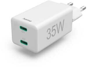 Hama Mini-Schnellladegerät USB-C (35W) weiß