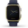 Garmin Venu Sq Music Smartwatch dunkelblau/weißgold