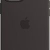 Apple Silikon Case mit MagSafe für iPhone 12 Pro Max schwarz