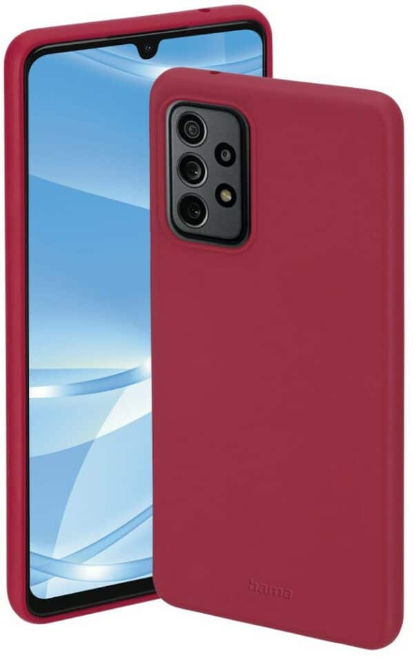 Hama Cover Finest Feel für Galaxy A33 5G rot