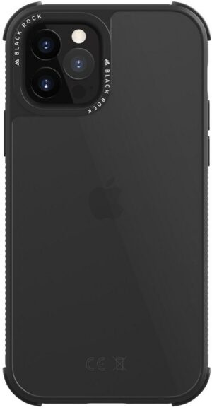 Black Rock Cover Robust Transparent für iPhone 12/12 Pro schwarz