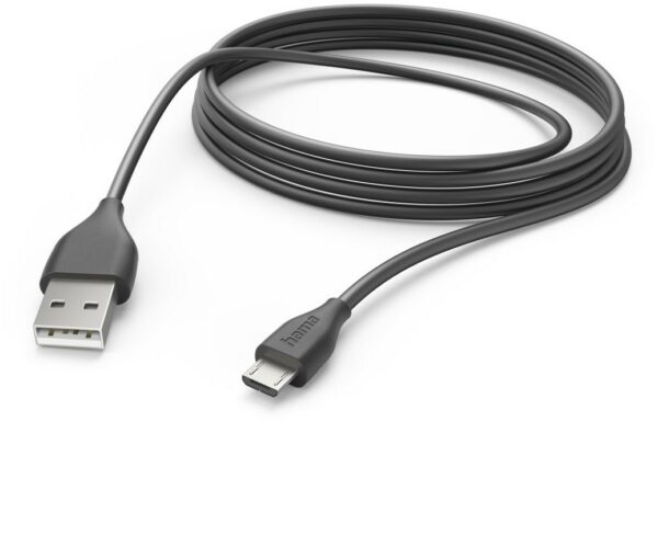 Hama Ladekabel USB-A>Micro-USB (3m) schwarz