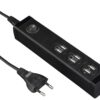Hama USB-Ladestation 6-fach schwarz