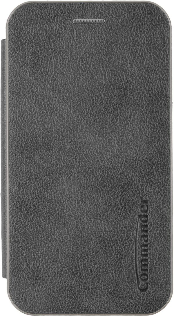 Commander CURVE Book Case DELUXE für Samsung S22 Ultra Elegant Royal Dark Gray