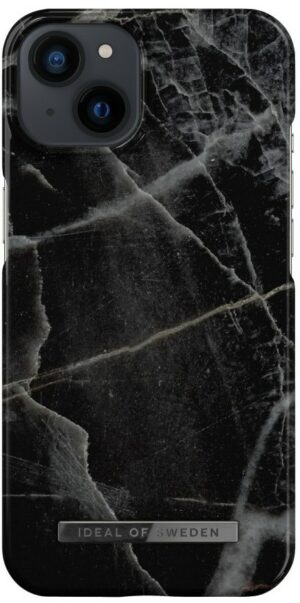 iDeal of Sweden Fashion Case für iPhone 13 Black Thunder Marble