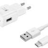 Samsung EP-TA20EW Schnellladegerät + EP-DN930CWE USB Micro C 3.1 weiß