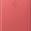 Apple Leder Folio Case für iPhone XS Max pfingstrosenpink
