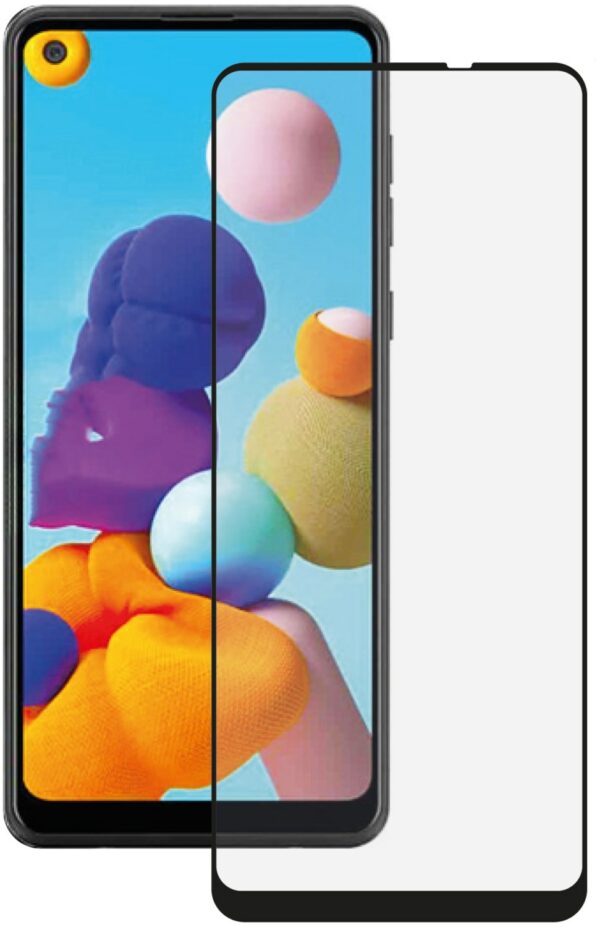 Vivanco Full Screen Displayschutzglas für Galaxy A21s transparent