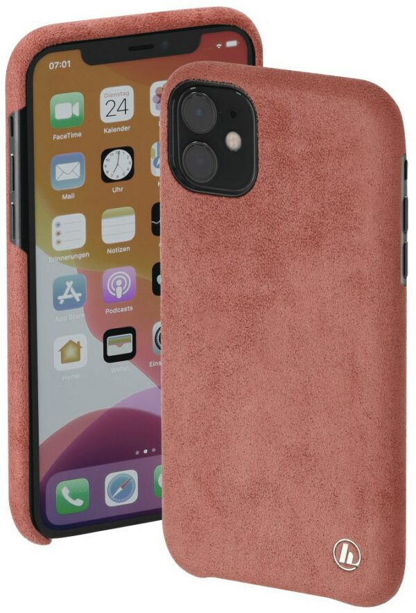 Hama Cover Finest Touch für iPhone 12 mini coral