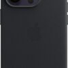 Apple Leder Case mit MagSafe für iPhone 14 Pro mitternacht