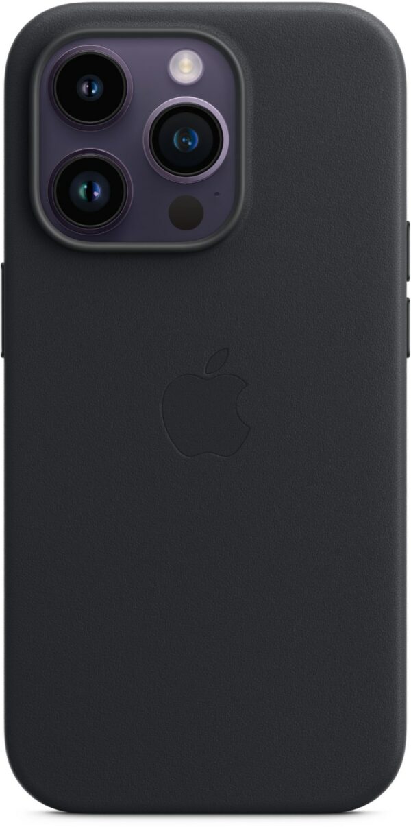 Apple Leder Case mit MagSafe für iPhone 14 Pro mitternacht
