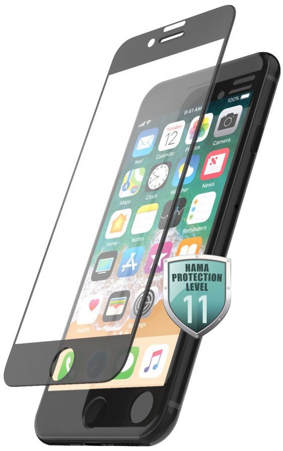 Hama 3D-Full-Screen-Schutzglas für iPhone 6/6s/7/8/SE 2020 schwarz