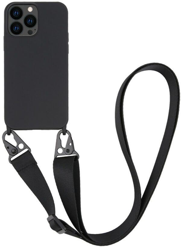 Vivanco Necklace Cover für iPhone 13 Pro schwarz
