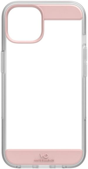 White Diamonds Air Protection Cover für iPhone 14 rosa