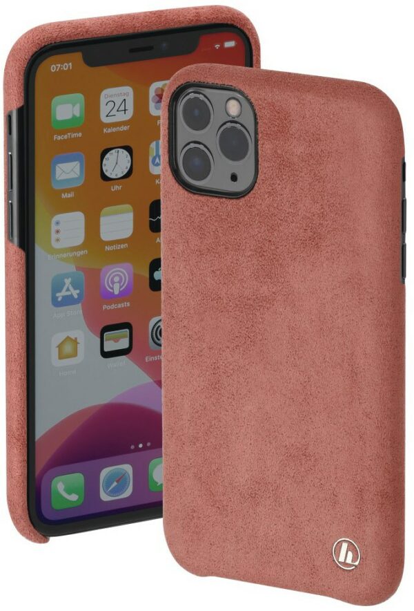 Hama Cover Finest Touch für iPhone 12/12 Pro coral