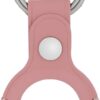 Peter Jäckel Protect Cover Leder für AirTag rosa