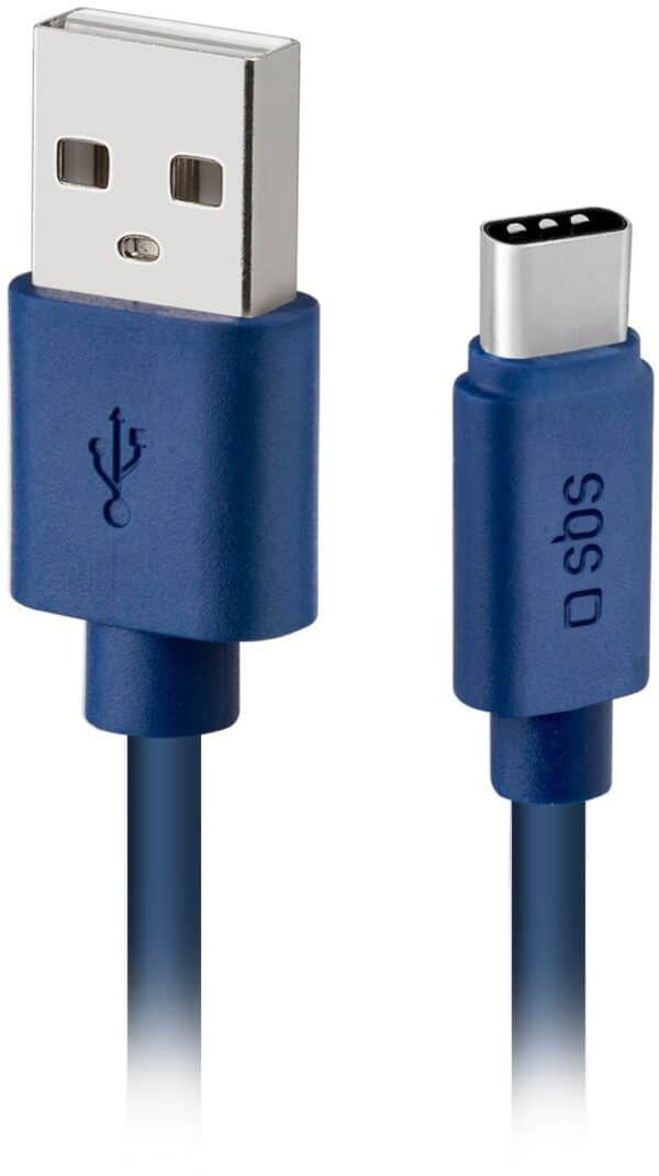 sbs Polo USB > USB Type-C Kabel (1m) blau