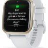 Garmin Venu Sq 2 Smartwatch weiss/cremegold