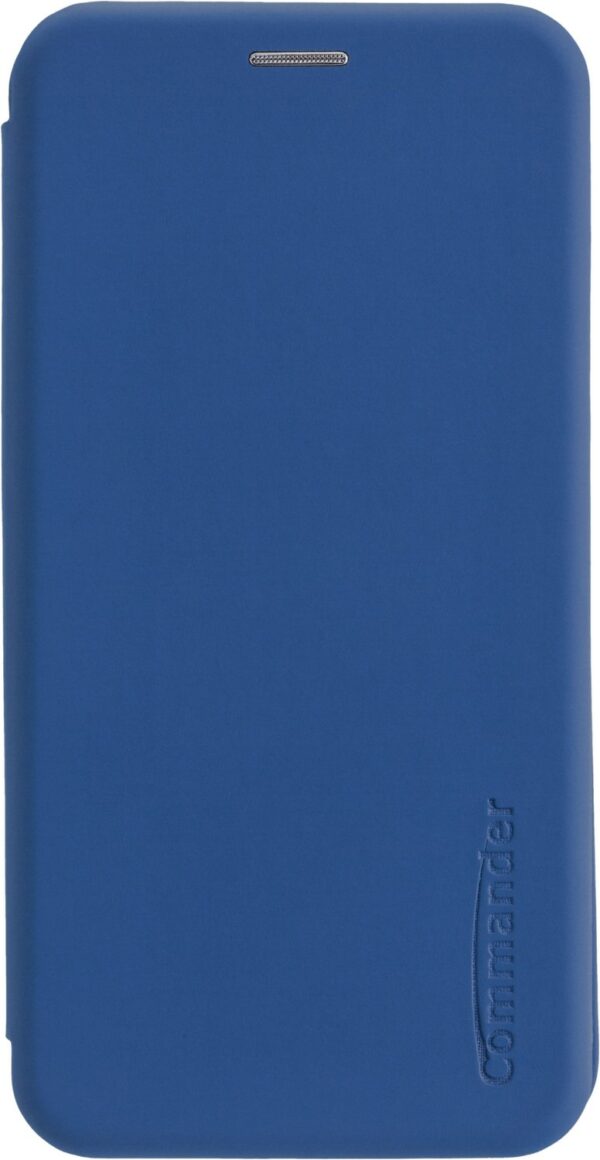 Commander Book Case CURVE für Galaxy A71 soft touch maritim blue