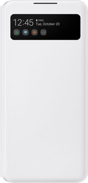 Samsung S View Wallet Cover für Galaxy A42 weiß